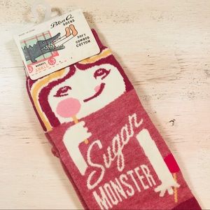 🧦🍭 NEW Sugar Monster Women’s Mid-crew Socks